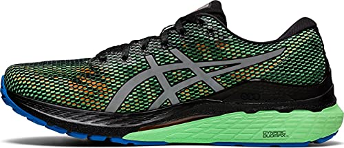 ASICS Zapatillas de running Gel-Kayano 28 Lite-Show para hombre, negro, plateado, 44 EU