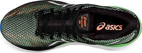 ASICS Zapatillas de running Gel-Kayano 28 Lite-Show para hombre, negro, plateado, 44 EU