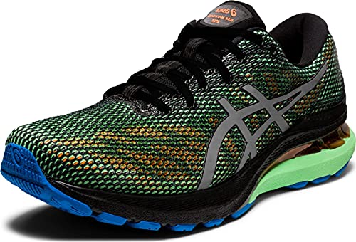 ASICS Zapatillas de running Gel-Kayano 28 Lite-Show para hombre, negro, plateado, 44 EU