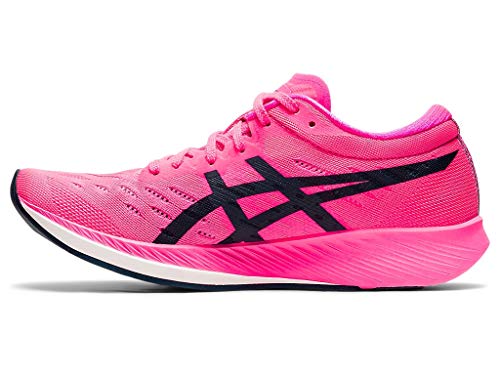 ASICS Zapatillas de running Metaracer para mujer, rosa (Rosa intenso/Azul Francés), 37 EU