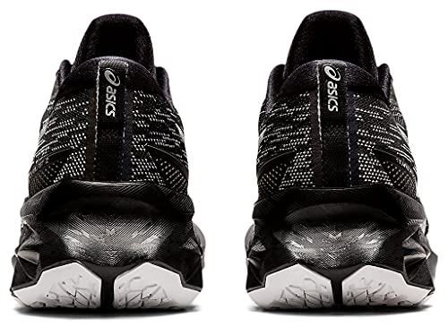 ASICS Zapatillas de running NOVABLAST 2 para hombre, negro (negro, plateado), 41.5 EU