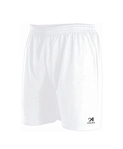 Asioka 230/16 Pantalón Corto Deportivo, Unisex Adulto, Blanco, M