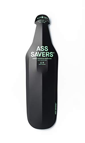 ASS SAVERS ASB-1-BLK Guardabarros, Unisex, Negro, Big