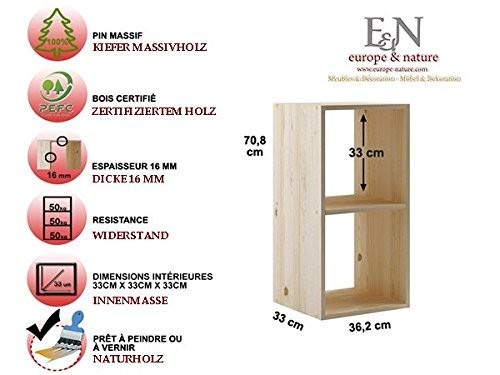 ASTIGARRAGA KIT LINE Estantería modular 2 cubos DINAMIC