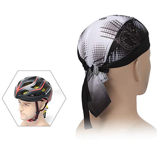 Asudaro Gorra unisex de pirata, para equitación al aire libre, pañuelo para la cabeza, gorro para bicicleta, protección UV, pañuelo pirata, gorro para correr, gorro funcional, Diseño 6, Talla única