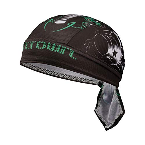 Asudaro Gorra unisex de pirata, para equitación al aire libre, pañuelo para la cabeza, gorro para bicicleta, protección UV, pañuelo pirata, gorro para correr, gorro funcional, Diseño 6, Talla única