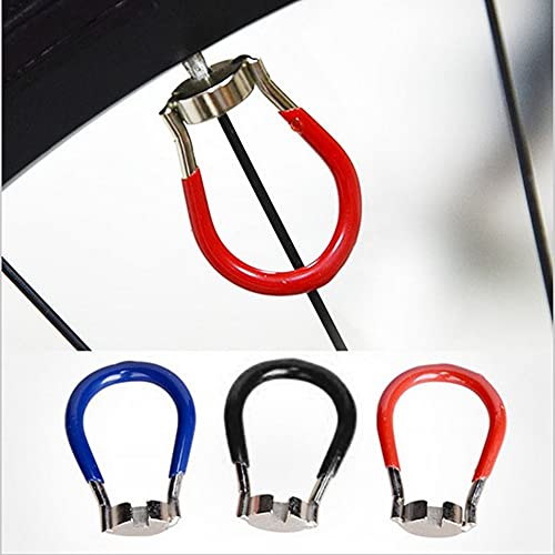 Asudaro Llave De Radios De Bicicleta, 9 Piezas Herramienta De Llave De Radios De Bicicleta Para Quitar El Núcleo De La Válvula De Bicicleta Reparación De Cambio De Bastidor De Rueda