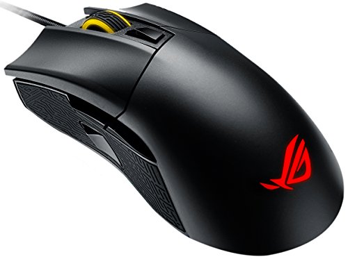 ASUS ROG Gladius II USB Óptico 12000DPI Ambidextro Negro - Ratón (USB, Juego, Pressed Buttons, Rueda, Óptico, PC/Ordenador portátil)