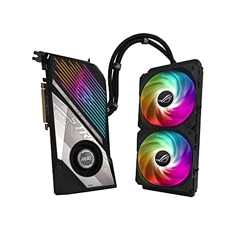 ASUS ROG Strix LC AMD Radeon RX 6900 XT Top Edition - Tarjeta gráfica Gaming (AMD RDNA 2,  PCIe 4.0, 16 GB GDDR6, HDMI 2.1, DisplayPort 1.4a, Placa fría, radiador de 240 mm, Tubos de 600 mm)