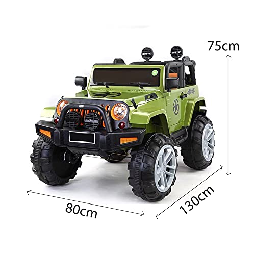 ATAA Bigfoot 4X4 - Verde - Coche eléctrico para niños a batería con 4 potentes Motores