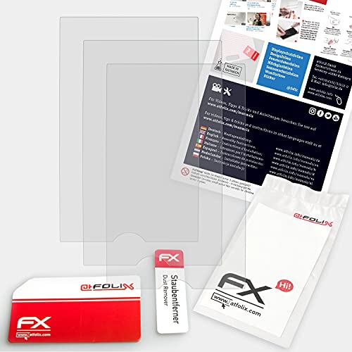 atFoliX Película Protectora Compatible con Sigma Rox 12.0 Lámina Protectora de Pantalla, antirreflejos y amortiguadores FX Protector Película (3X)