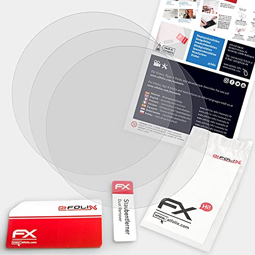 atFoliX Película Protectora Compatible con Suunto Ambit3 Sport Lámina Protectora de Pantalla, antirreflejos y amortiguadores FX Protector Película (3X)