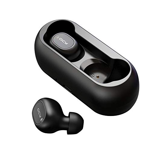 Auriculares Bluetooth, HOMSCAM Auriculares inalámbricos Bluetooth 5.0 Sonido Estéreo Auricular Mini Twins In-Ear Auriculares Carga Rapida Resistente al Agua con Caja de Carga