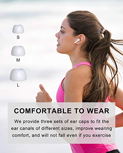 Auriculares Inalámbricos, Auriculares Bluetooth 5.0 con Mic Mini Auriculares Inalambricos Bluetooth HiFi Estéreo IPX7 Impermeable Cascos Inalámbricos, USB-C Pantalla LED 30H In Ear Auriculares Running