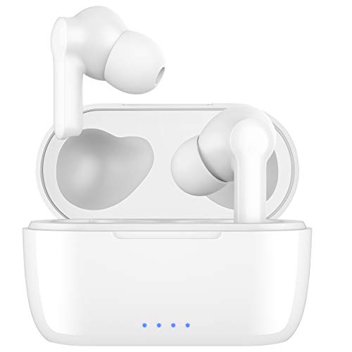 Auriculares Inalámbricos, Auriculares Bluetooth 5.0 con Mic Mini Auriculares Inalambricos Bluetooth HiFi Estéreo IPX7 Impermeable Cascos Inalámbricos, USB-C Pantalla LED 30H In Ear Auriculares Running