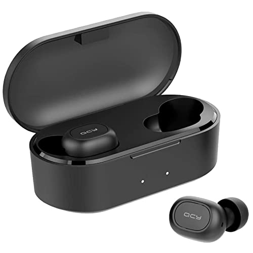 Auriculares Inalámbricos Bluetooth, HOMSCAM Auriculares Bluetooth con Micrófonos Impermeable True Wireless Earbuds Bluetooth 5.0 HiFi Mini Twins Estéreo In-Ear Bluetooth con Caja de Carga Portátil