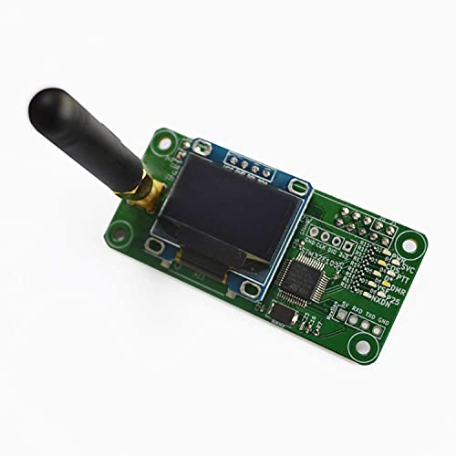AURSINC MMDVM Hotspot Board + Antena Soporte UHF VHF Soporte P25 DMR YSF DSTAR NXDN POCSAG para Raspberry Pi-Zero W, Pi 3 (Placa OLED)
