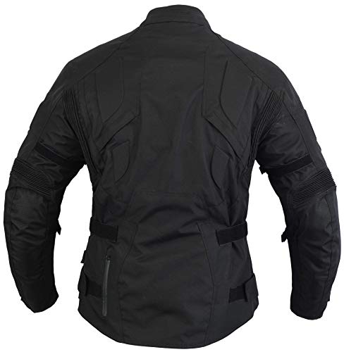 Australian Bikers Gear The Infinity Chaqueta de moto en color Negro tejido Cordura con protecciones TALLA 2XL