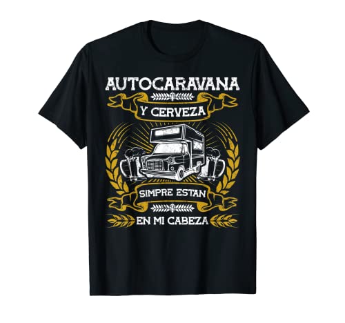 Autocaravana Cerveza Vehículo Recreacional - Casa Rodante Camiseta