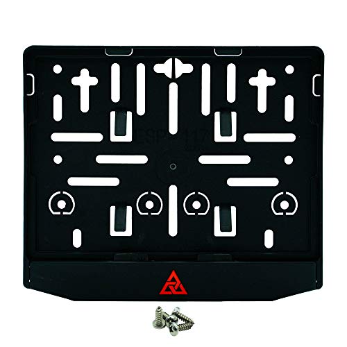 Autodomy Soporte Portamatrícula para Moto Universal Homologado + Tornillos - Made in EU