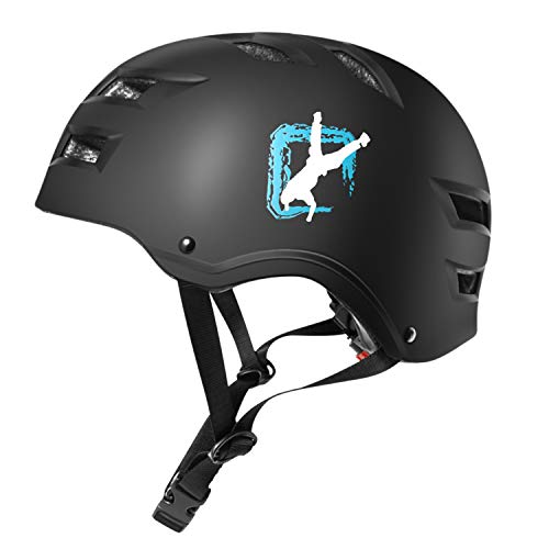 Automoness Casco Skate,Casco Bicicleta con CE Certifiacdo,Unisex Adultos Jovenes Ninos.Multi-Deporte para Ciclismo,Skate, Esquí, Patinaje,3 Tamaño