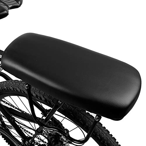 auvstar Cojín de Asiento Trasero para Bicicleta,Asiento Trasero para Bicicleta para Niños,Almohadilla de Espuma Suave de PU,Asiento Trasero de Bicicleta Uso General para Adultos y Niños