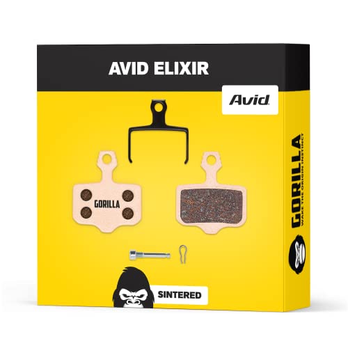 Avid Elixir Pastillas de Freno 1 3 5 7 9 R Carbon X7 CR 10 XO Via GT & SRAM XX XO para Freno de Disco Bicicleta I Sinterizado I Durable & Ajuste Pastillas de Freno Bicicleta