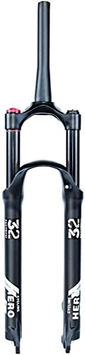 AWJ MTB Horquilla con suspensión neumática Horquillas con suspensión para Bicicleta Horquilla MTB Tubo cónico de 26/27.5/29 Pulgadas Tubo cónico de 1-1/2"Horquillas de Bicicleta con