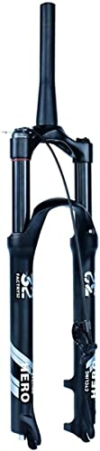 AWJ MTB Horquilla con suspensión neumática Horquillas con suspensión para Bicicleta Horquilla MTB Tubo cónico de 26/27.5/29 Pulgadas Tubo cónico de 1-1/2"Horquillas de Bicicleta con