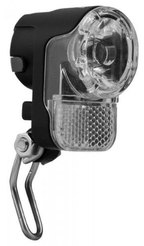 Axa 93917995SC Pico30 T Steady Auto - Faro LED para bicicleta, color negro