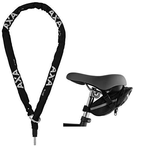 AXA RLC con cadena de conexión de bolsa, negro, talla única
