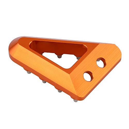 Ayame Cecilie Pedal del Freno Trasero Lever Tip Plate Fit for K.T-M 125 200 250 300 350 400 450 500 EXC SXF SX XC XCF EXCF TPI Six Day 2017 2018 2019 2020 Cecilie (Color : Orange)