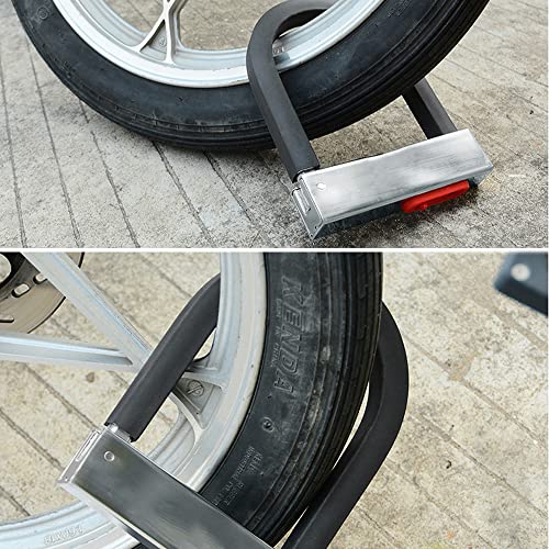 AZPINGPAN Cerradura de motocicleta antirrobo en forma de U 丨 Tijeras hidráulicas anti-23 toneladas Viga de bloqueo cuadrada con cubierta impermeable Cerradura de coche eléctrico 丨 Adecuado para bicicl