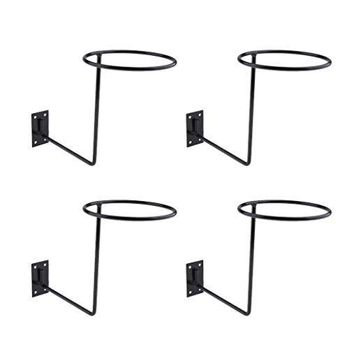 B Baosity 4pcs Acero Soporte de Pared para Casco Gancho de Casco de Bici para Tienda de Accesorios Motocicletas