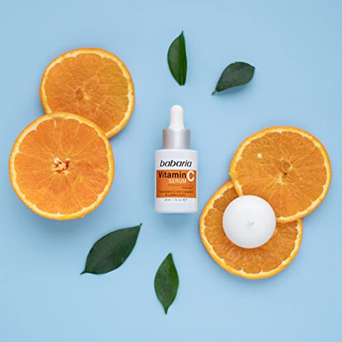 Babaria-Set Regalo Mujer-Pack facial Vitamina C- Compuesto por un Serum Vitamina C 30ml, una Crema Facial Vitamina C 50ml y una Ampolla Flash Facial Vitamina C 2ml