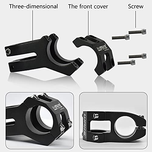 Babioms Vástago de Manilar de Bicicleta,MTB Potencia Manillar de Bicicleta,31.8mm Corto Vástago de Manillar para Bici Ciclismo,Acople de Manillar MTB para Bicicleta De Montaña, Bicicleta de Carretera