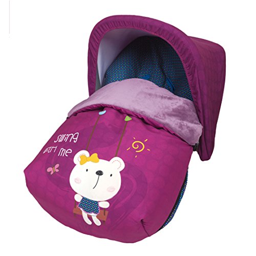 Babyline 3000605r - Saco Portabebé Polar COMPLETO Universal + Capota de Regalo !!!!, unisex