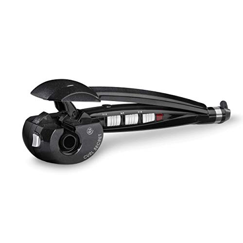 BaByliss C1300E Rizador de pelo automático con 2 cabezales, 100% automático, doble calentador cerámico, color negro