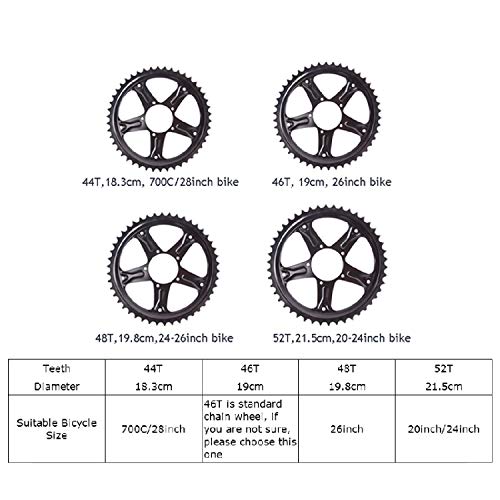 BAFANG Bicicleta eléctrica BBS02B 48V 750W Kit de conversión de Bicicleta de montaña con Motor Central Bicicleta de EBike con batería de 48V 13/16/17.5Ah Batería de Litio