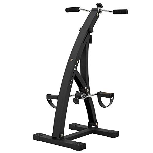 BAKAJI 2830548 - Pedal de Entrenamiento para Brazos y piernas Unisex, Color Negro, 105 x 45 x 41 cm