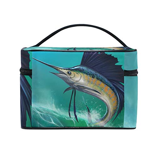 BALII Ocean Sailfish - Bolsa de maquillaje para mujer y niña