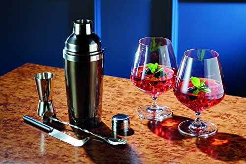 Bar Craft Medidor Doble de Bebida Jigger, Efecto Pulido, Acero inoxidable, 25 ml/50 ml