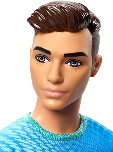 Barbie Quiero Ser, Muñeco Ken Futbolista con accesorios (Mattel FXP02)