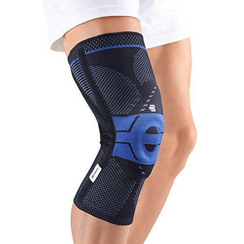 Bauerfeind GenuTrain P 3 Vendaje de Rodilla, Derecho, Negro, Talla 2