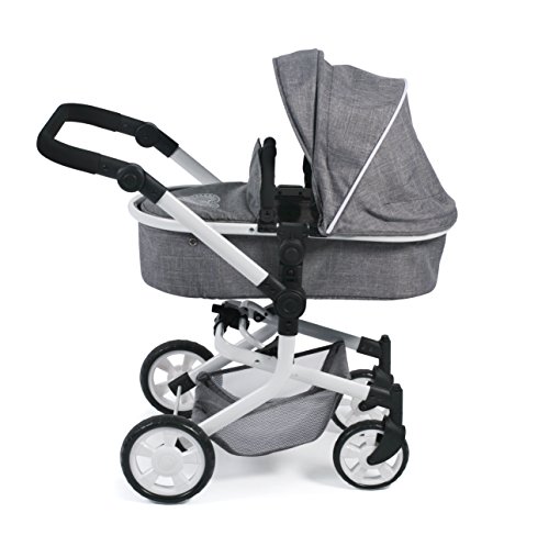 Bayer Chic 2000 595 76 Carrito de muñecas Mika, Jeans Gris