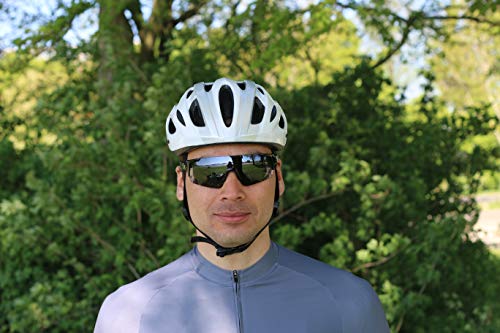Bbb Cycling BBB Casco Condor | Hombres y Mujeres | Visera extraíble e Insectnet | MTB y Ciclismo de Carretera | BHE-35 Plata M (54-58 cm), Blanco/Plateado