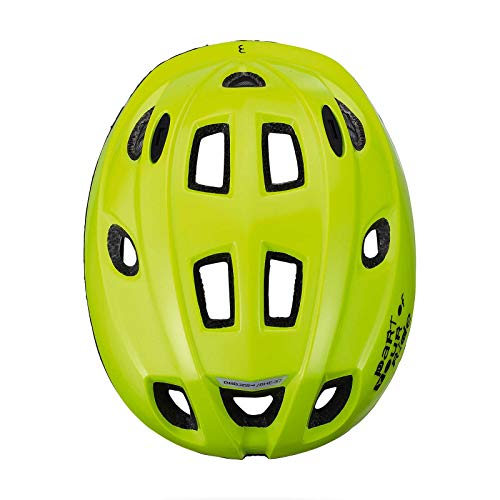 BBB Cycling Boogy-Casco de Bicicleta niñas, Color Amarillo neón Brillante M (52-56 cm)