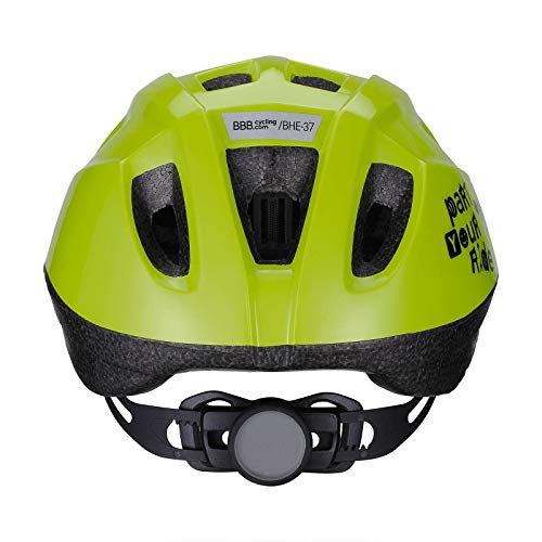 BBB Cycling Boogy-Casco de Bicicleta niñas, Color Amarillo neón Brillante M (52-56 cm)