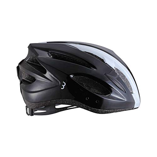 BBB Cycling Condor-Casco de Bicicleta para Hombre y Mujer con Visera Desmontable y Red de protección contra Insectos, MTB y Bicicleta de Carreras, BHE-35, Talla M (54-58 cm), Unisex, Blanco/Negro