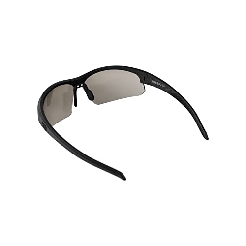 BBB Cycling PH BSG-58PH - Gafas de ciclismo fotocromáticas para protección solar, marco de policarbonato, barra de nariz ajustable, color negro mate